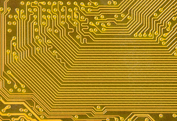 Image showing Industrial texture of a electronic plate