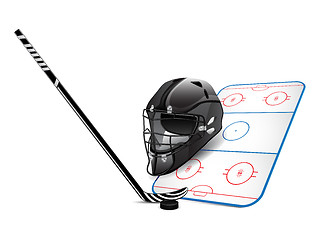 Image showing Hockey design elements