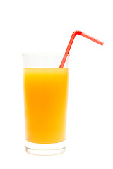 Image showing Glass of citrus juice