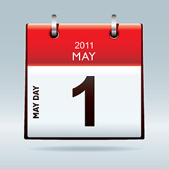 Image showing May day calendar icon