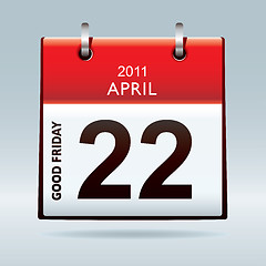 Image showing Good Friday calendar icon