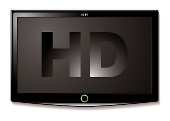 Image showing LCD TV HD black