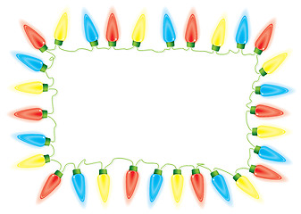 Image showing Christmas fairy lights