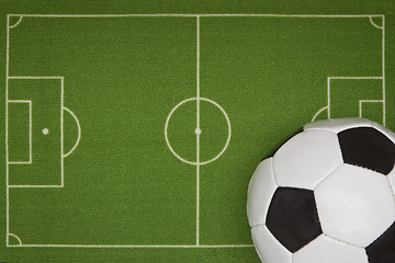 Image showing Soccer field