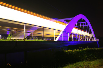 Image showing Bridge for light rails near Stuttgart