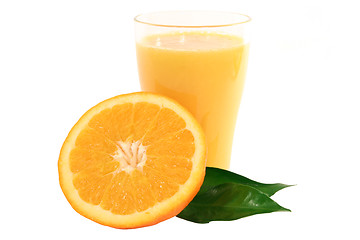 Image showing Fresh orange juice