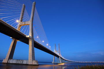 Image showing Ponte Vasco da Gama in Lisbon