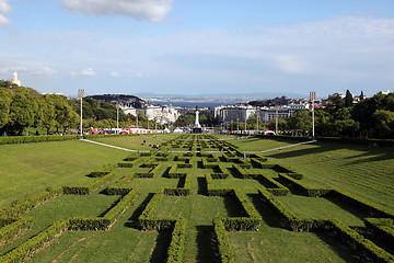 Image showing Parque Eduardo VII in Lisbon