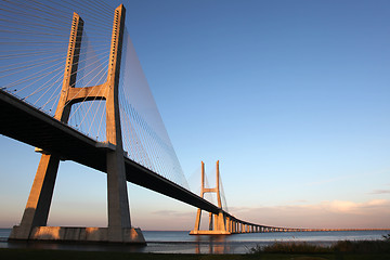 Image showing Ponte Vasco da Gama in Lisbon