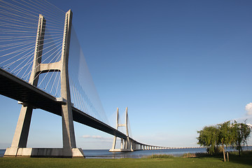 Image showing Ponte Vasco da Gama in Lisbon