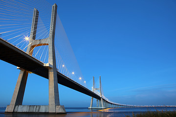 Image showing Ponte Vasco da Gama in Lisbon