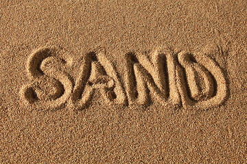 Image showing Sand