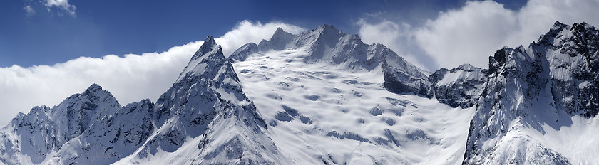 Image showing Panorama Caucasus Mountains