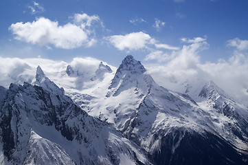 Image showing Mountains. Caucasus. Dombai.