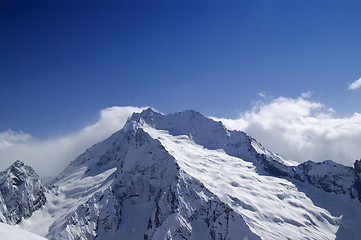 Image showing View from the ski slope