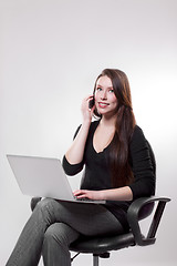 Image showing Businesswoman on the phone