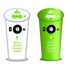 Image showing Electric Car Charging Station