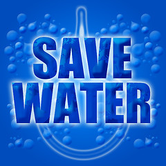 Image showing Eco Earth Friendly Save Conserve Water