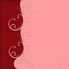 Image showing Embossed Hearts for Valentines Day