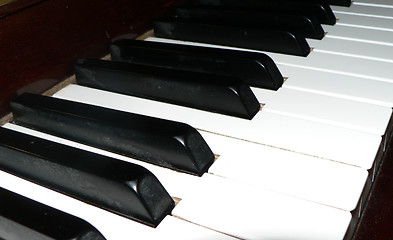 Image showing Piano keys