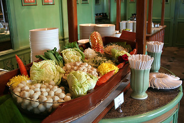 Image showing Thai buffet