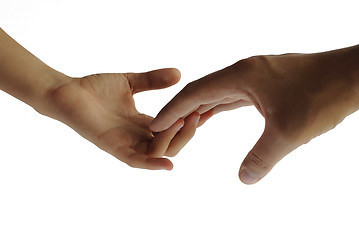 Image showing Holding hands