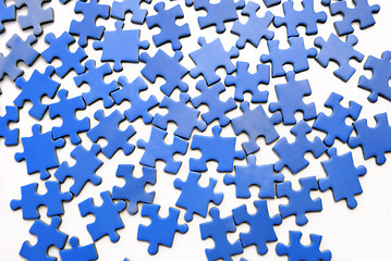 Image showing Blue puzzle