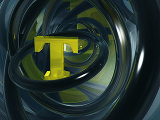 Image showing letter t