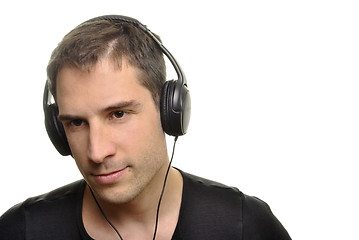 Image showing Man with headphones