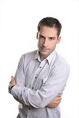Image showing Young attractive businessman 