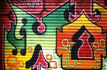 Image showing Graffiti - street art