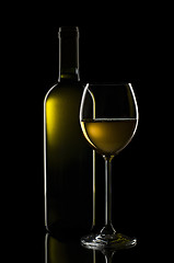 Image showing White wine