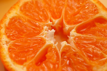 Image showing Mandarin Fruit Slice 