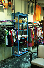 Image showing Clothing store