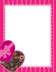 Image showing Chocolates Background