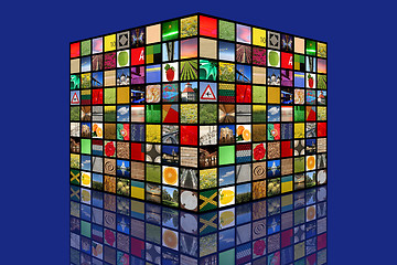 Image showing Photo cube