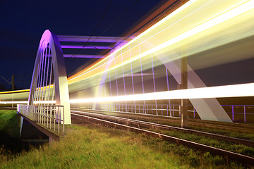 Image showing Bridge for light rails near Stuttgart