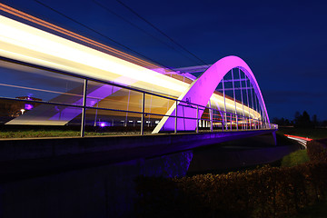 Image showing Bridge for light rails near Stuttgart