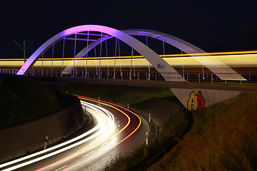 Image showing Bridge for light rails