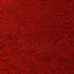 Image showing red silk paper