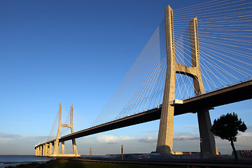 Image showing Ponte Vasco da Gama in Lisbon