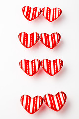 Image showing Red Valentine hearts