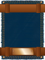 Image showing Label belt jeans