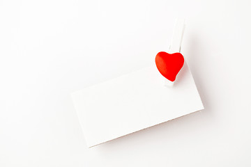 Image showing Valentine note