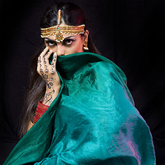 Image showing oriental dancer woman