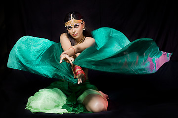 Image showing oriental dancer woman