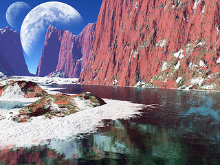 Image showing colorful fantasy landscape