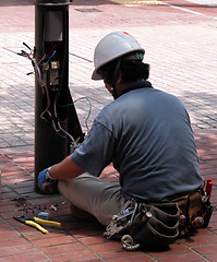 Image showing Electrician