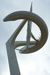 Image showing Barcelona - Olympic park telecommunications tower designed by Sa