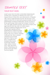 Image showing bright floral background